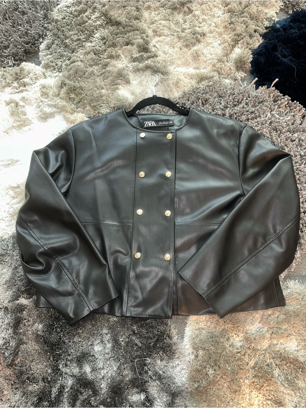 Zara Leather Coat